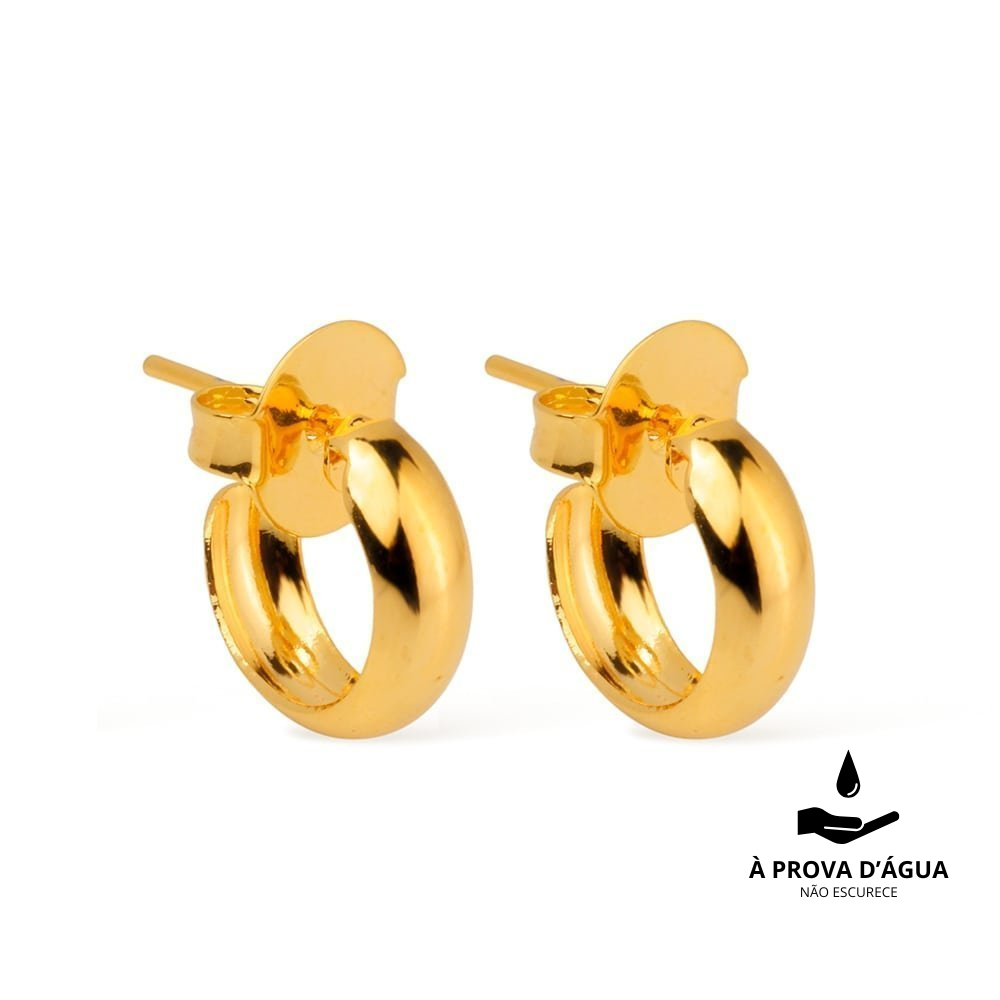 Sara 24K Gold Huggie Earrings
