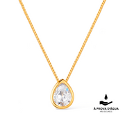 24K Gold Drop Life Necklace