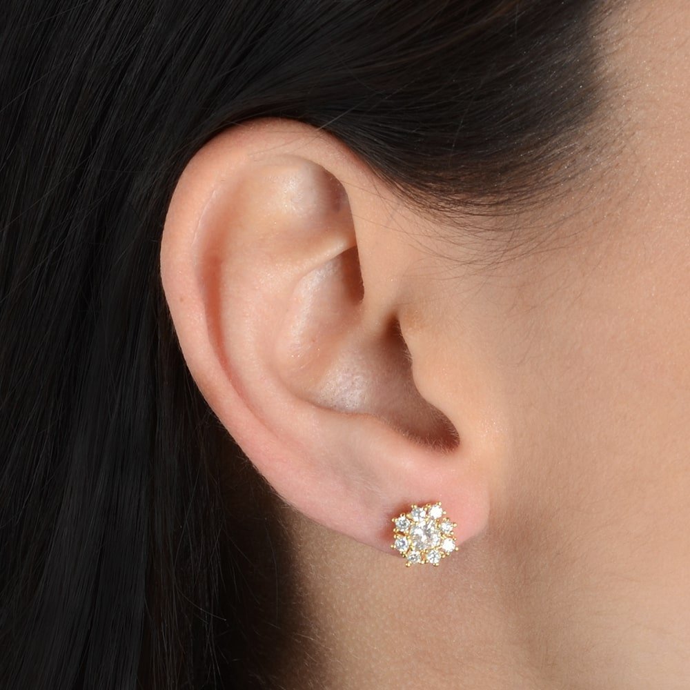 Glamour Zirconia Earrings