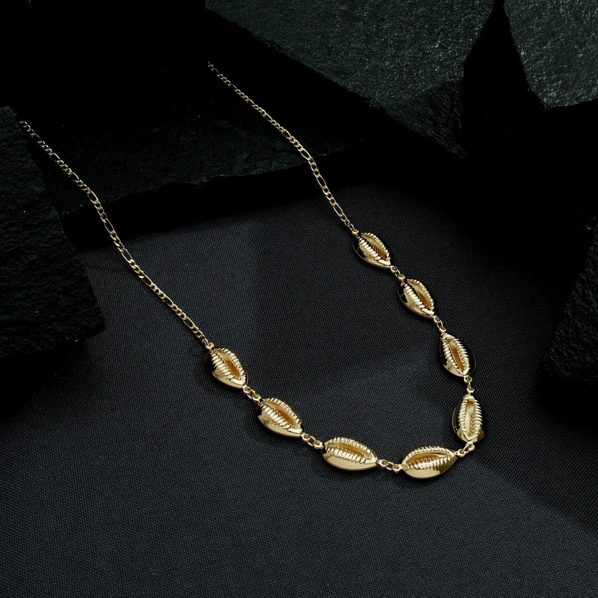 24K Gold Cowrie Shell Necklace